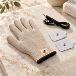 Bio-Well Glove with electrodes and connection cable